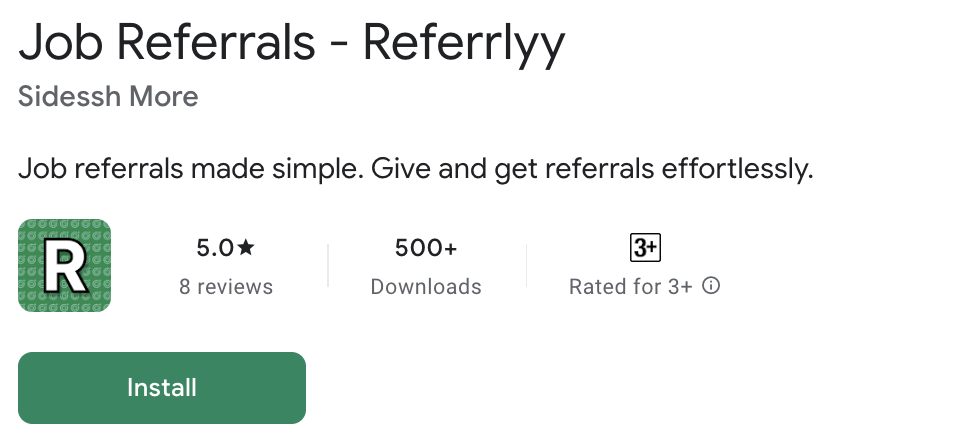 Referrlyy Playstore